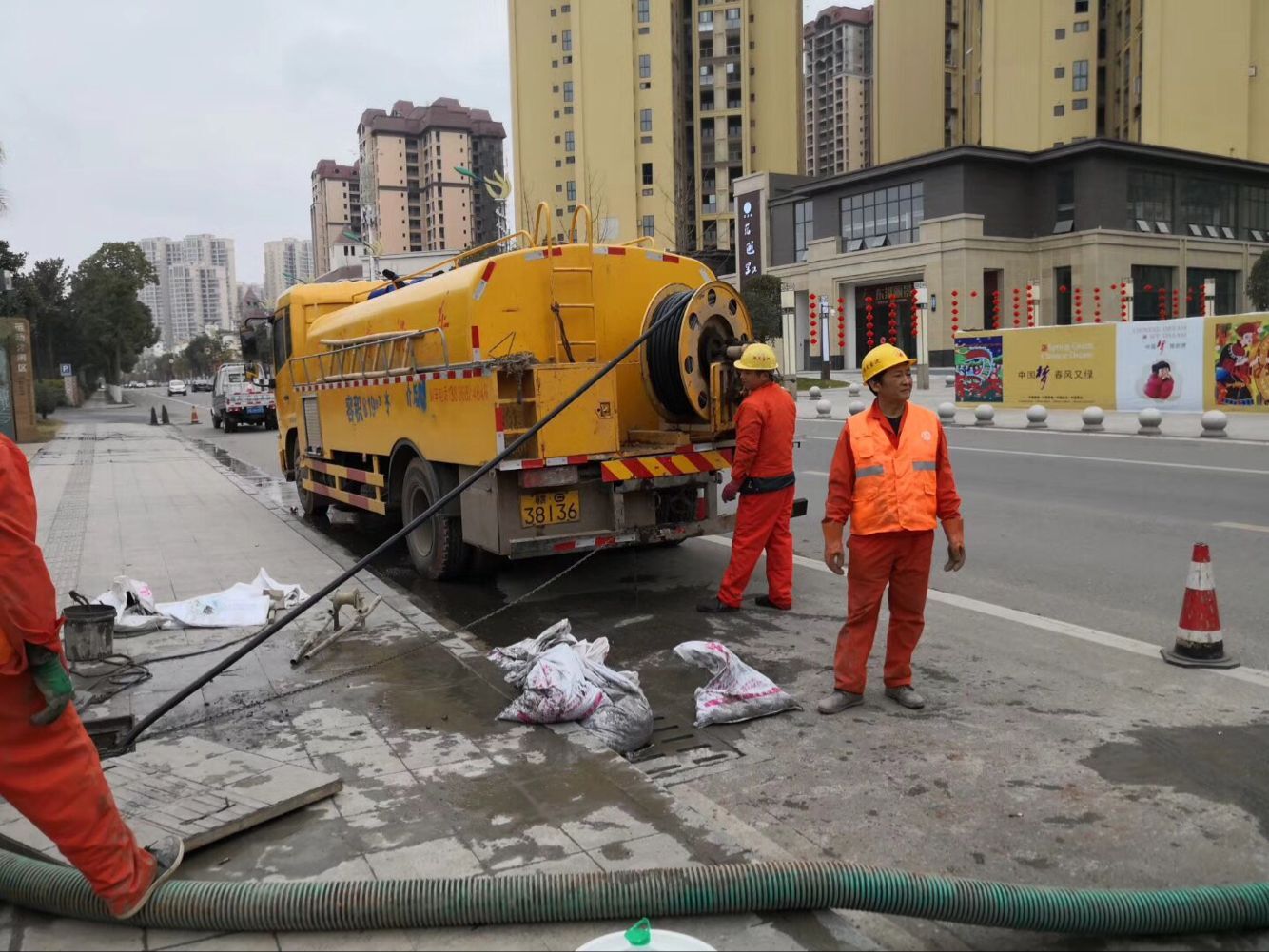 大丰排污管道清淤-管道清洗